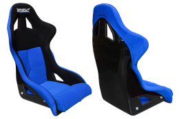 Fotel sportowy Bimarco FIA Cobra PRO welur black-blue