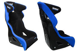 Fotel sportowy Bimarco FIA Hamer PRO welur black-blue
