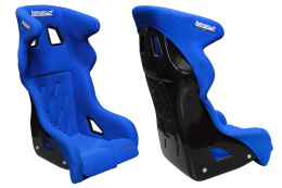 Fotel sportowy Bimarco FIA Hamer PRO welur blue
