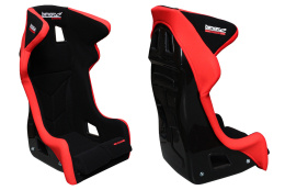 Fotel sportowy Bimarco HANS FIA Matrix welur black-red