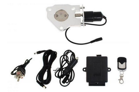 Przepustnica wydechu elektryczna 2,5" Y-PIPE zestaw pilot + przełącznik EPMAN