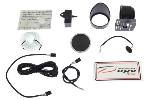 Zegar Depo PEAK 52mm TURBO ELECTRIC -1 DO 3 BAR