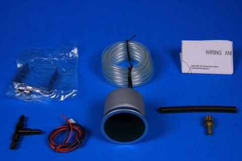 Zegar Pro 52mm VACUUM Blue&White