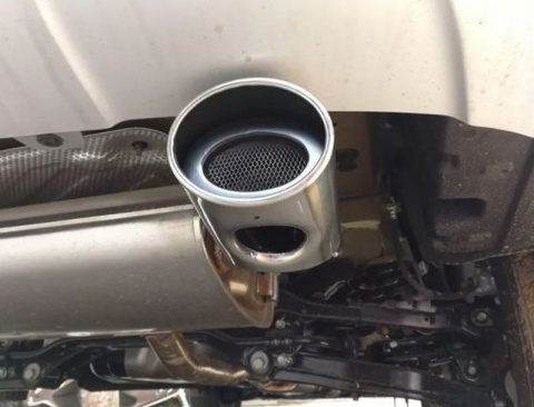 Końcówka tłumika HYUNDAI TUCSON 2011-2019 montaż 58-72mm CHROM