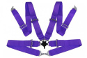 Pasy sportowe 4 punktowe 3" Quick purple