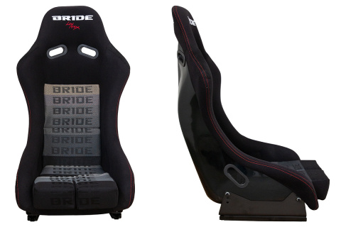 Fotel sportowy Bride K109 black-grey