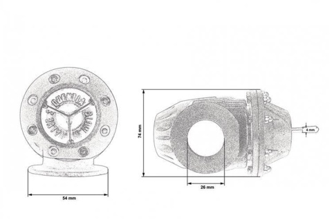 Zawór BLOW OFF Epman HKS SQV4 Silver Replica