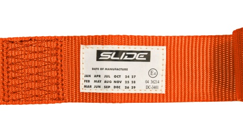 Pasy sportowe 4 punktowe 2" Slide V2 pomarańczowe E4