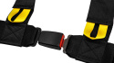 Pasy sportowe 4 punktowe 3" Slide V2 czarne E4